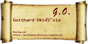 Gotthard Oktávia névjegykártya
